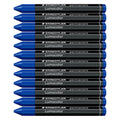Staedtler Lumocolor Omnigraph Crayon Blue Pack 12 236-3
