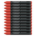 Staedtler Lumocolor Permanent Omnigraph Crayon Red Pack 12 236-2