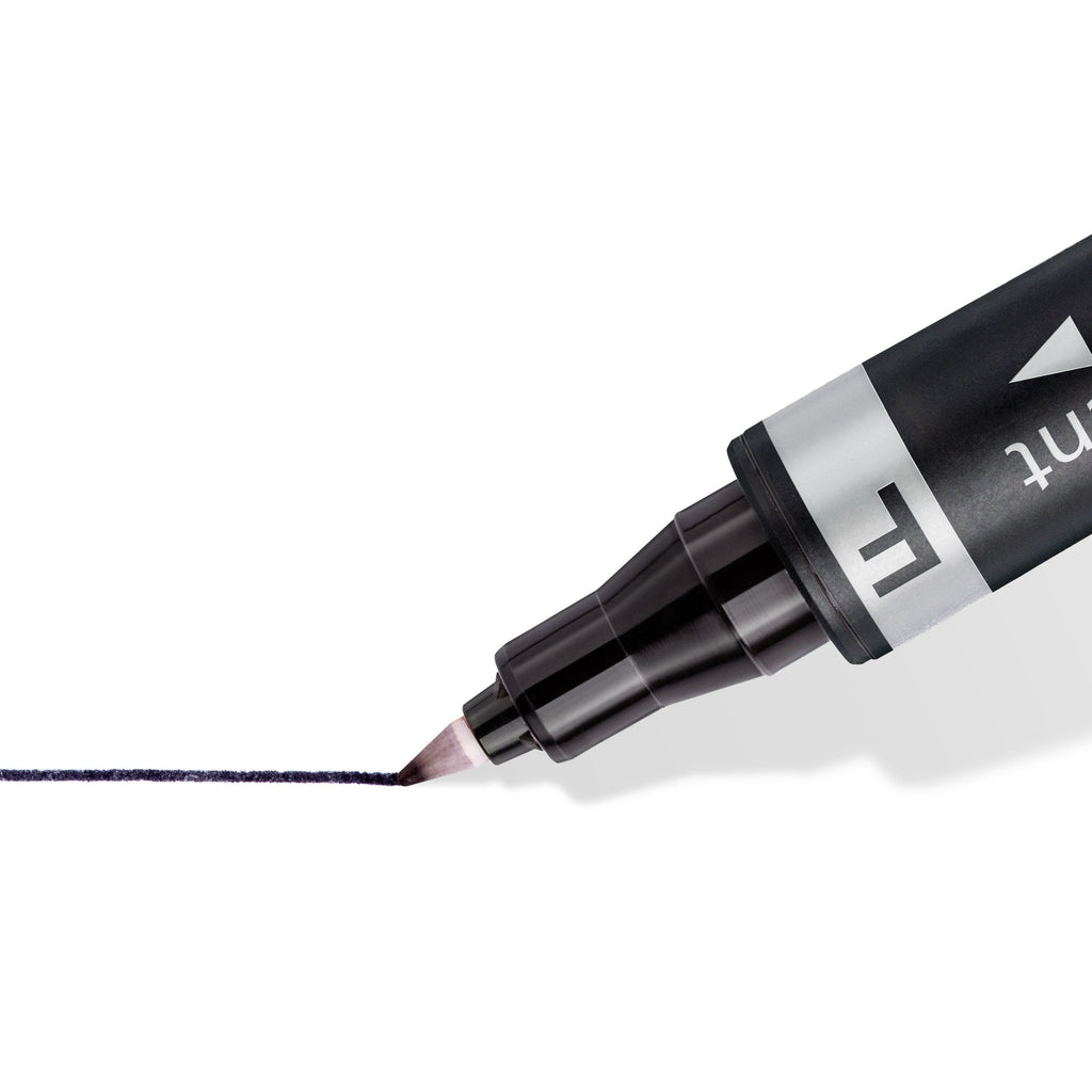 Staedtler Lumocolor Permanent Duo Marker Red Box 10 348-2