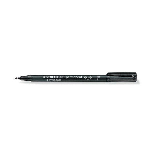 Staedtler Lumocolor Permanent Pen Fine Black Box 10 318-9