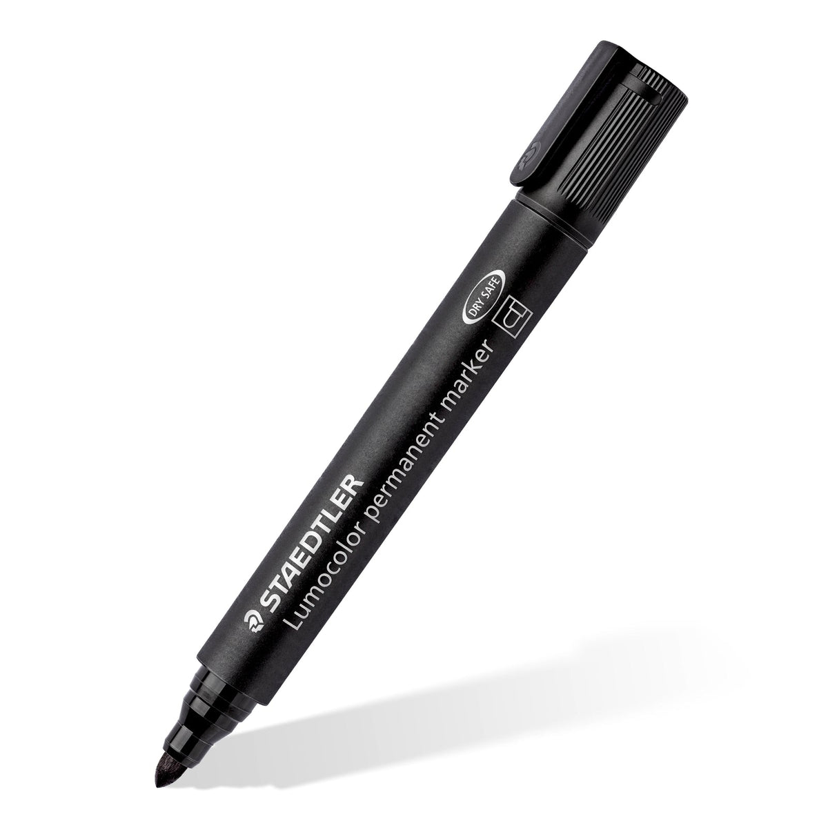 Staedtler Lumocolor Permanent Marker Bullet Tip Black Wallet 4 352-9 WP4