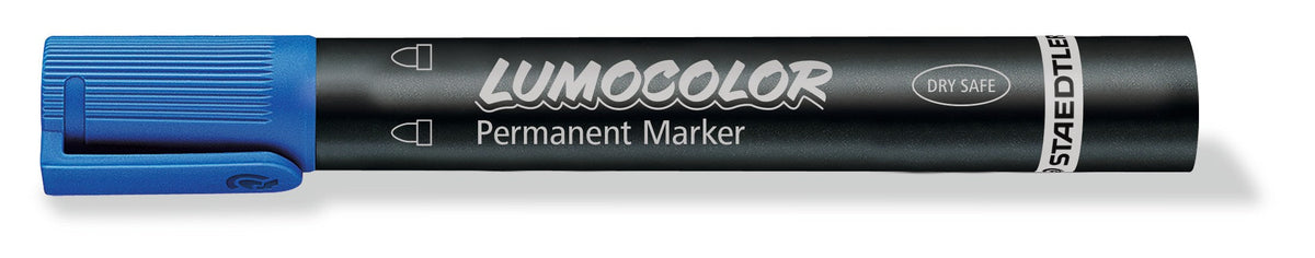 Staedtler Lumocolor Permanent Marker Blue Bullet Tip 352-3
