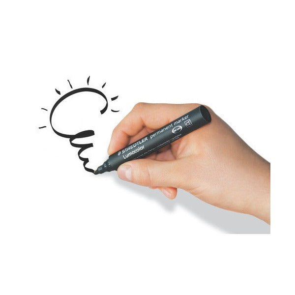 Staedtler Lumocolor Permanent Marker Green Bullet Tip 352-5