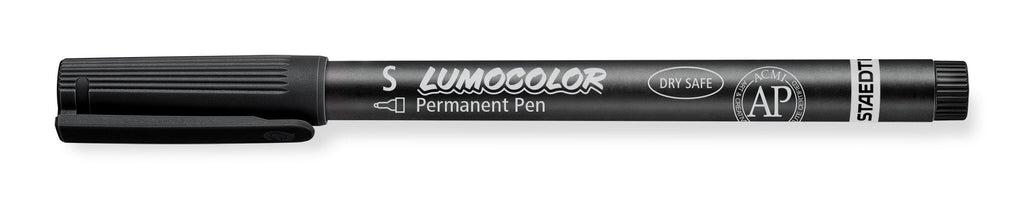 Staedtler Lumocolor Permanent Pen Superfine Black Box 10 313-9