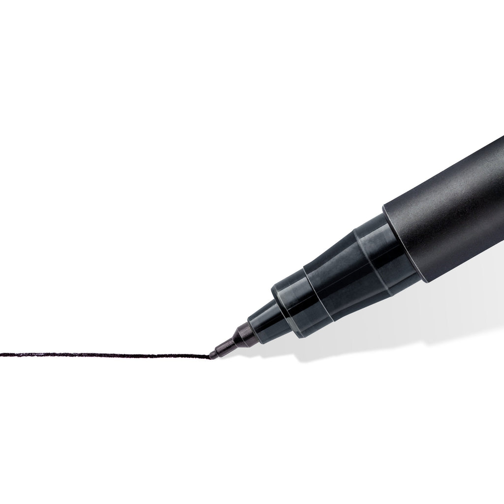 Staedtler Lumocolor Permanent Pen Superfine Black Box 10 313-9