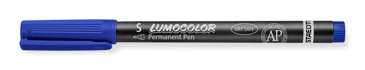Staedtler Lumocolor Permanent Superfine Blue Box 10 313-3