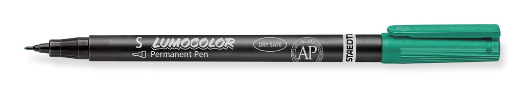 Staedtler Lumocolor Permanent Superfine Green Box 10 313-5