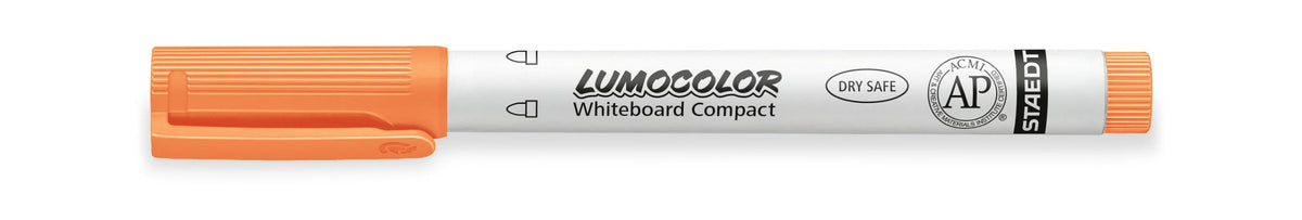 Staedtler Lumocolor Whiteboard Compact Marker Orange Box 10 341-4