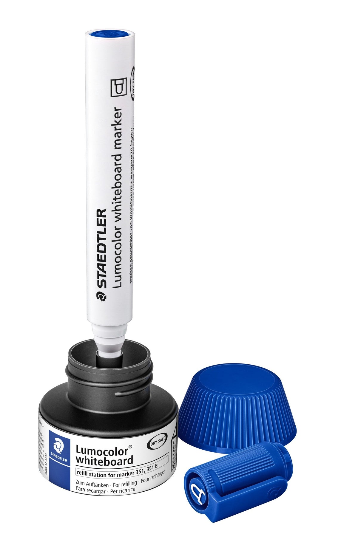 Staedtler Lumocolor Whiteboard Marker Refill Station Blue 488 51-3