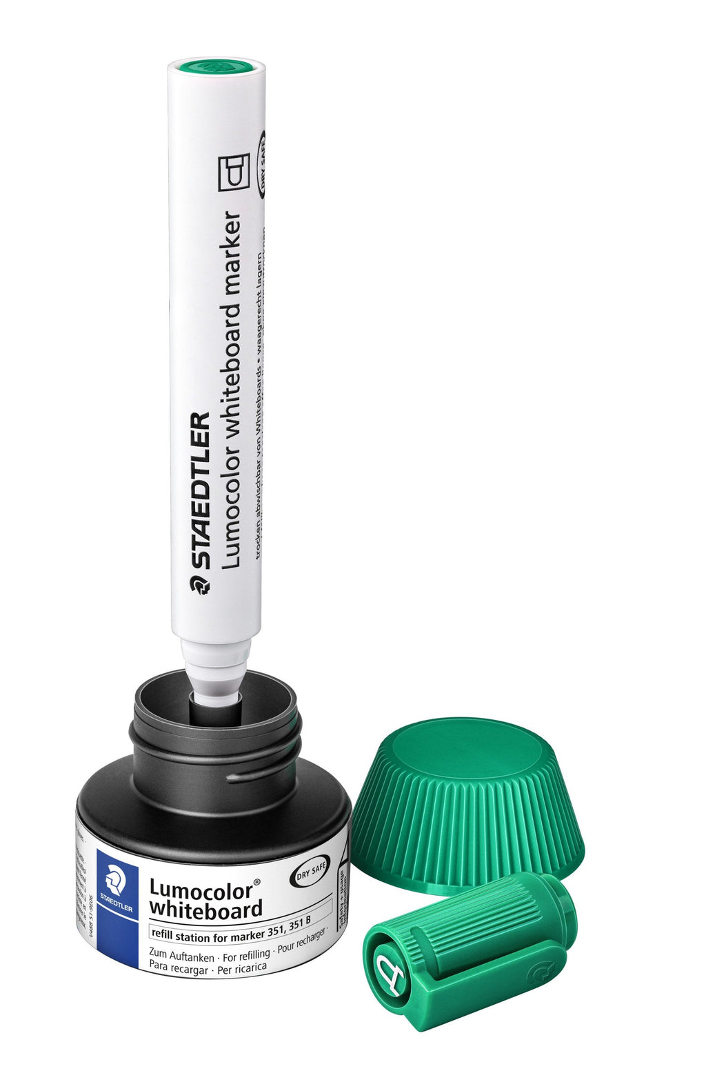 Staedtler Lumocolor Whiteboard Marker Refill Station Green 488 51-5