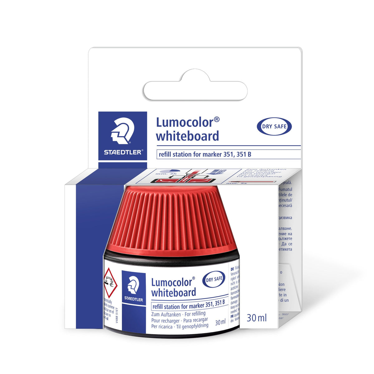 Staedtler Lumocolor Whiteboard Marker Refill Station Red 488 51-2