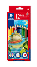 Staedtler Luna Hexagonal Coloured Pencils Assorted Box 12 136 C12