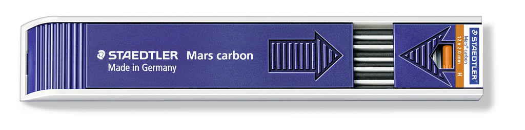 Staedtler Mars 2mm Carbon Leads H Tray 12 200-H