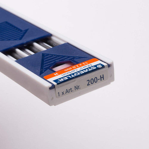 Staedtler Mars 2mm Carbon Leads H Tray 12 200-H