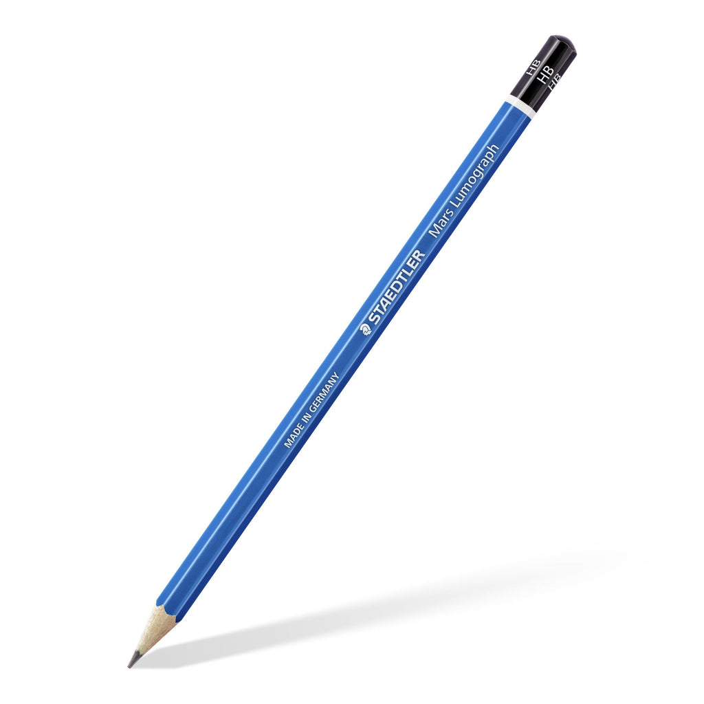 Staedtler Mars Lumograph Sketching Set 6 Pencils Eraser Sharpener 61 100 C6