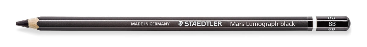Staedtler Mars Lumograph Black Pencils 8B Box 12 100B-8B