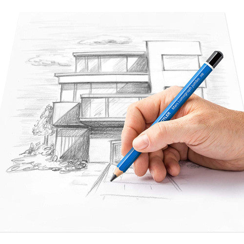 Staedtler Mars Lumograph Jumbo HB Drawing Pencil Box 6 100J-HB