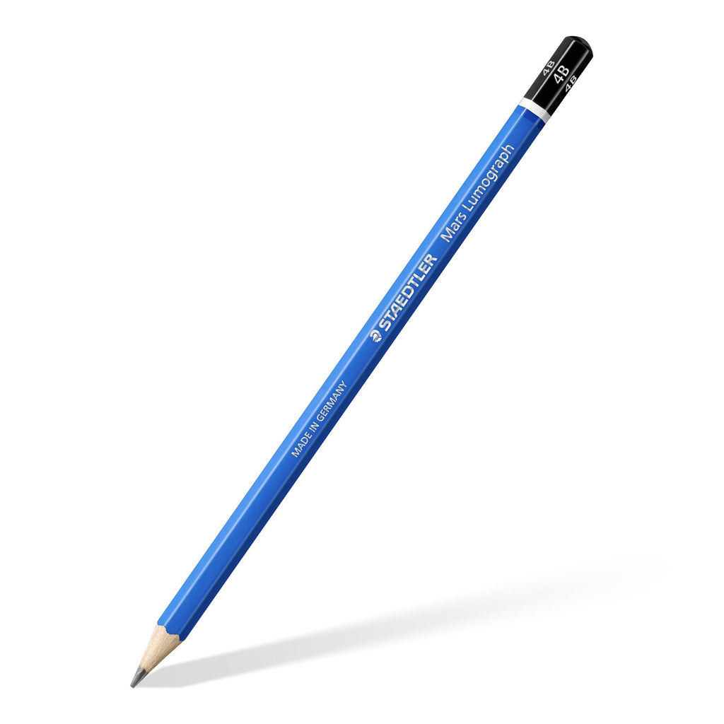 Staedtler Mars Lumograph Pencils 4B Box 12 100-4B