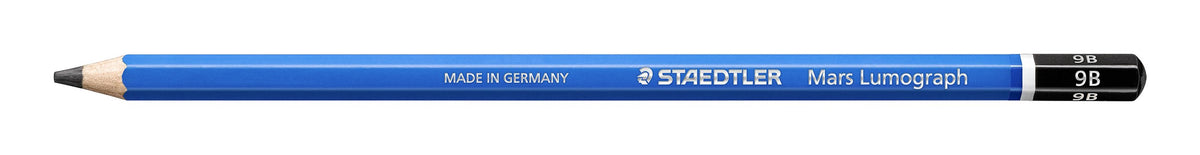 Staedtler Mars Lumograph Pencils 9B Box 12 100-9B