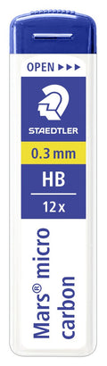 Staedtler Mars Micro Carbon Leads 0.3mm HB 250 03-HB