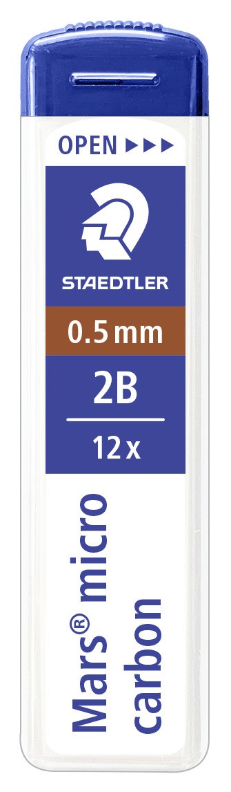 Staedtler Mars Micro Carbon Leads 0.5mm 2B 250 05-2B