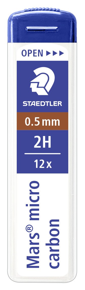 Staedtler Mars Micro Carbon Lead 0.5mm 2H 250 05-2H