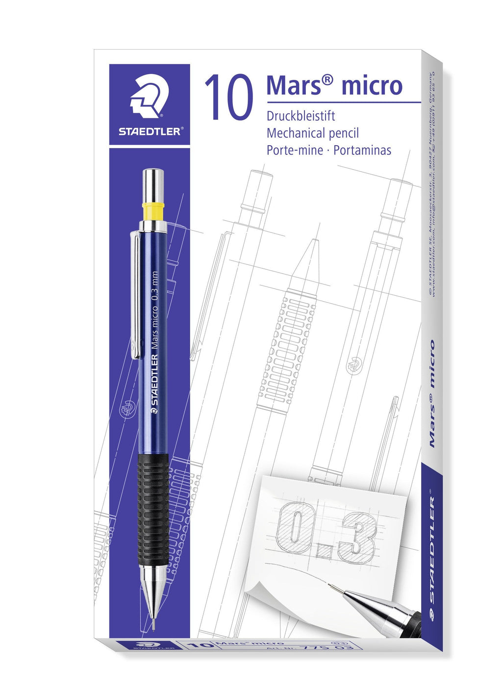 Staedtler Mars Micro Mechanical Pencil 0.3mm 775 03