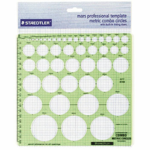 Staedtler Mars Professional Combo Circles Template 977 510