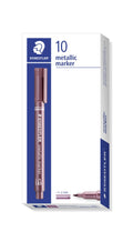 Staedtler Metallic Marker Red Box 10 8323-232
