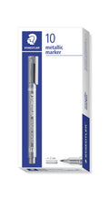 Staedtler Metallic Marker Silver Box 10 8323-81