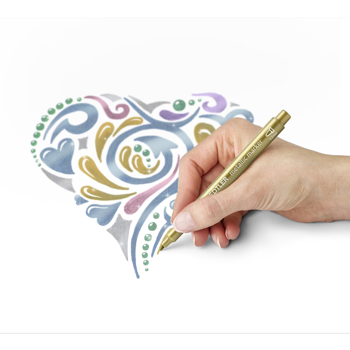 Staedtler Metallic Marker Gold Box 10 8323-11