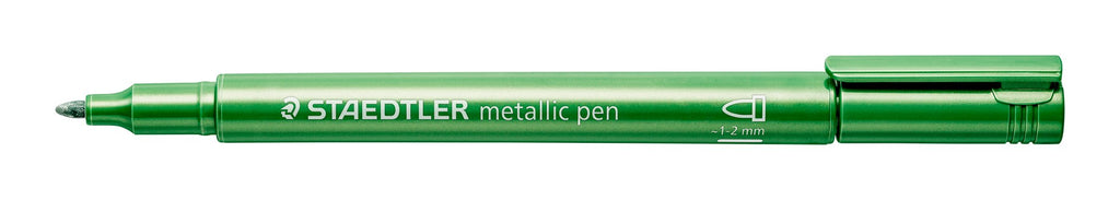 Staedtler Metallic Marker Green Box 10 8323-553