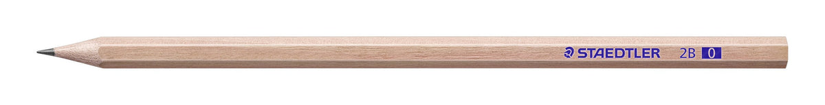 Staedtler Noris Natural Graphite Pencils 2B Box 12 130 60N-0