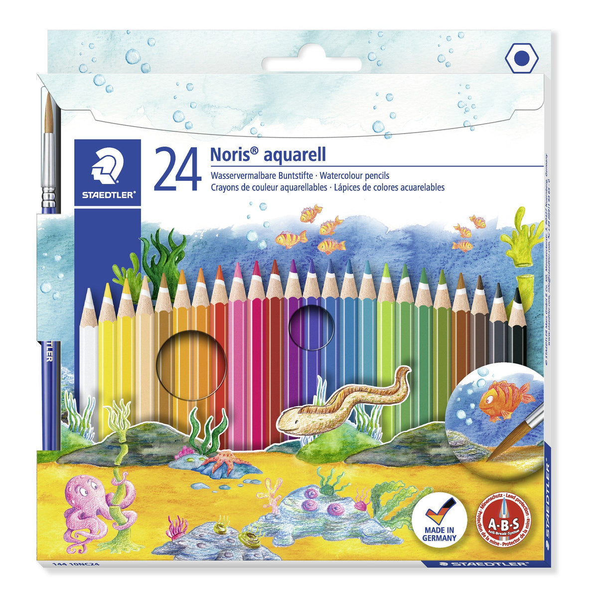 Staedtler Noris Aquarell Watercolour Pencils Assorted 24 144 10NC24