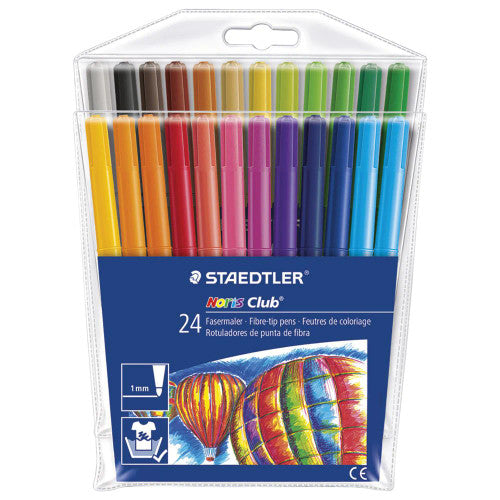 Staedtler Fibre-Tip Pens Wallet 24 Assorted 325 WPD24