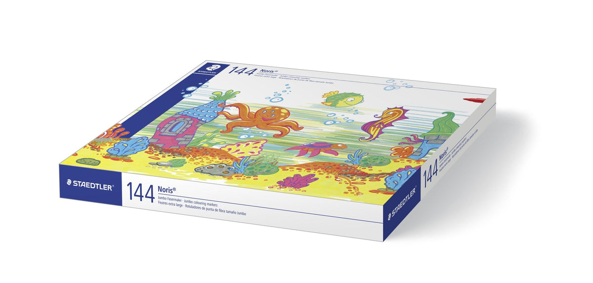 Staedtler Jumbo Colouring Markers Class Pack 144 340 C144
