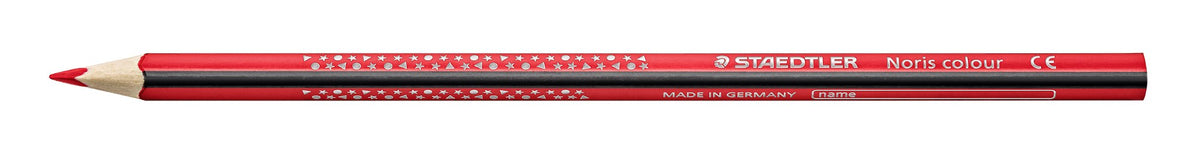 Staedtler Noris Colour Triangular Coloured Pencils Red Box 12 187-2 F