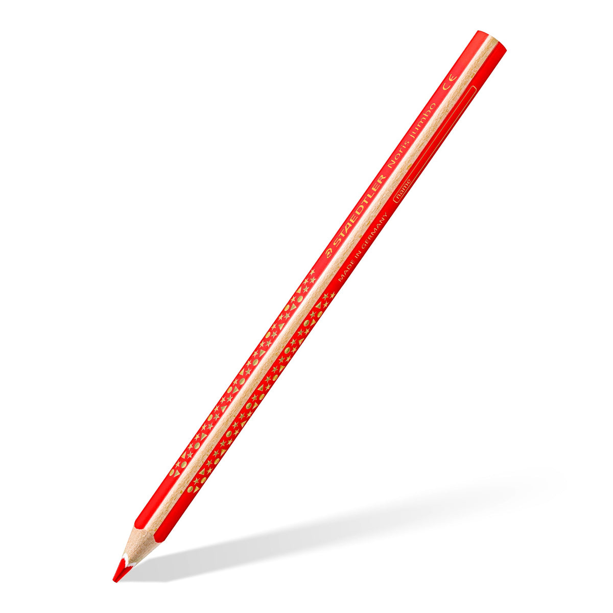 Staedtler Noris Jumbo Triangular Coloured Pencils Assorted Box 12 with Sharpener 128 NC12P1
