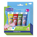 Staedtler Noris Junior Peppa Pig Finger Paints 75ml Pack of 4