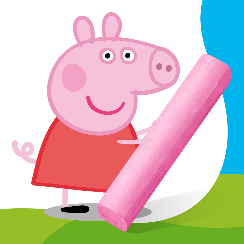Staedtler Noris Junior Peppa Pig Sidewalk Chalk Pack of 6