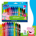 Staedtler Noris Junior Peppa Pig Wax Crayons With Spatula Pack of 12