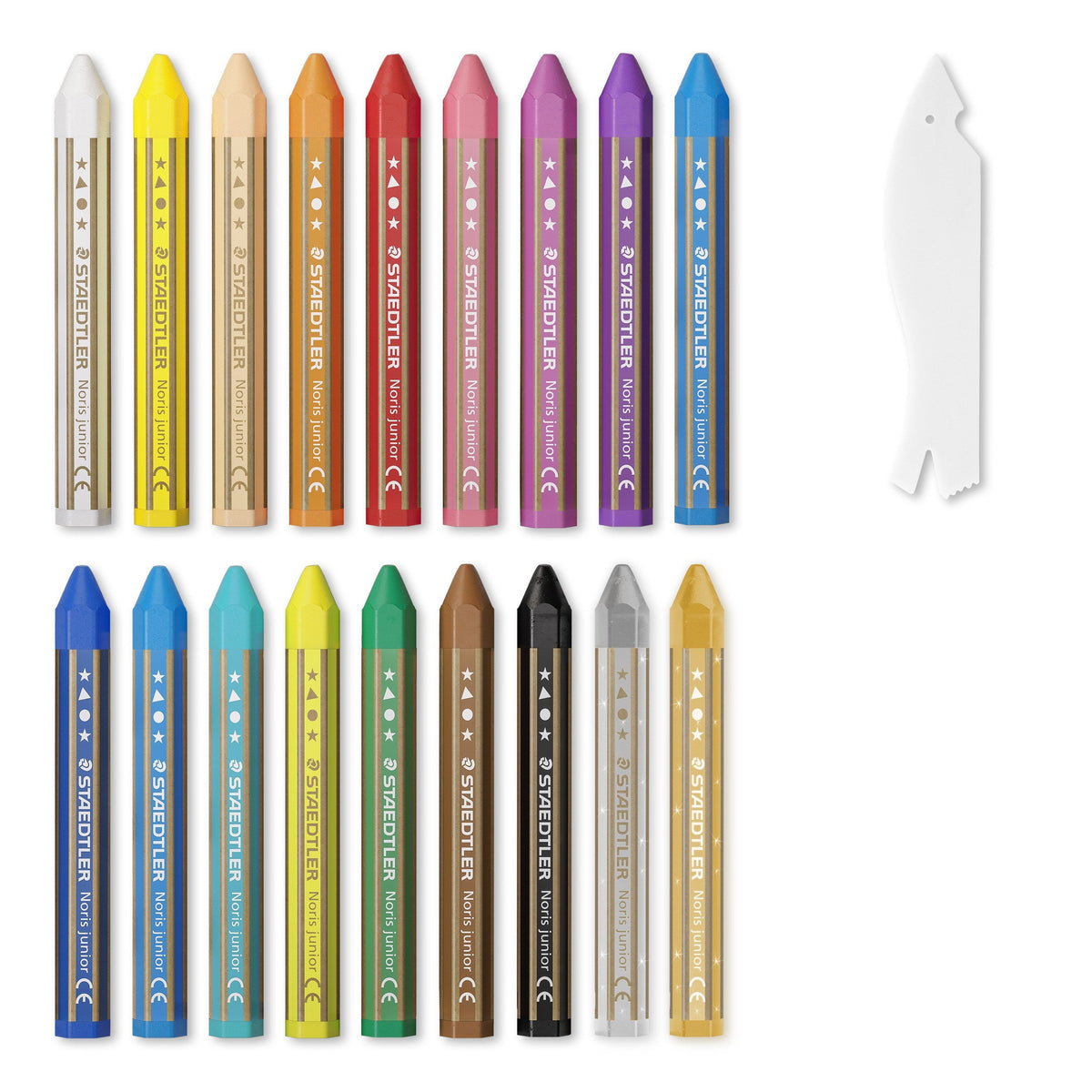 Staedtler Noris Junior Wax Crayons Box 18 Assorted 224 C18