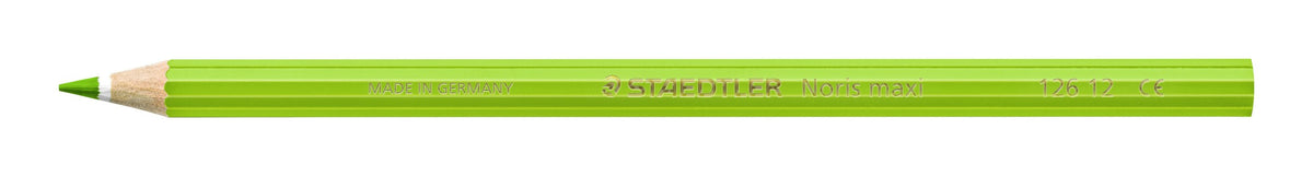 Staedtler Noris Maxi Learner Coloured Pencils Light Green Pack 12 126 12-50