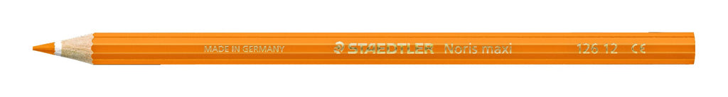 Staedtler Noris Maxi Learner Coloured Pencils Orange Pack 12 126 12-4
