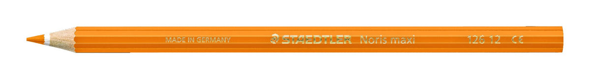 Staedtler Noris Maxi Learner Coloured Pencils Orange Pack 12 126 12-4