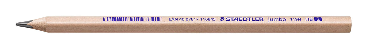 Staedtler Natural Jumbo Triangular Pencil HB Cup 72 119NHBKP72