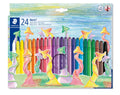 Staedtler Noris Wax Twister Crayons Assorted Box 24 221 NWP24