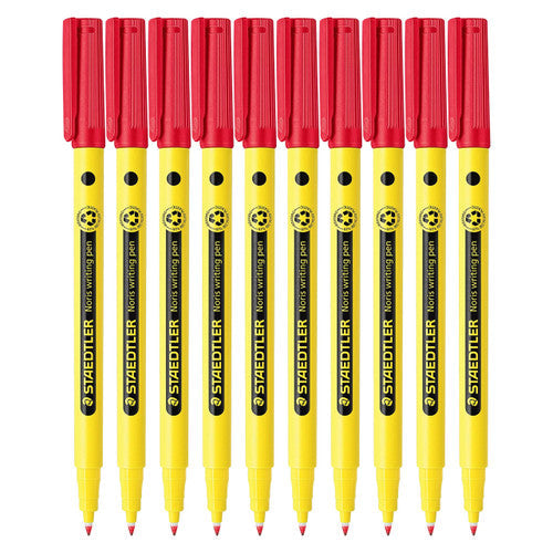 Staedtler Noris Writing Pen Red Box 10 307-2