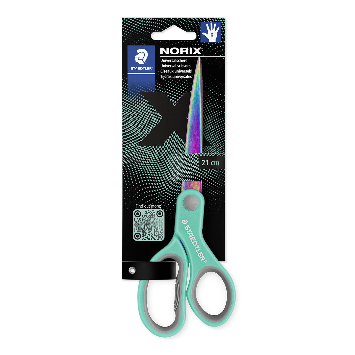 Staedtler Norix Scissors 21cm Assorted 965 21X BK