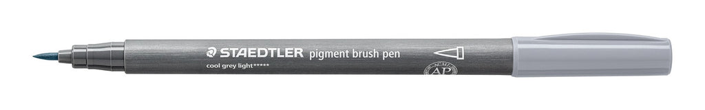 Staedtler Pigment Arts Brush Pen Cool Grey Light Pack 10 371-870